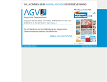 Tablet Screenshot of agv.ch